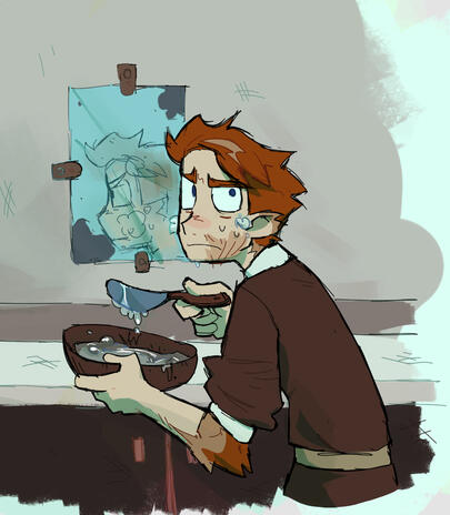 $35 sketch + shading + better basic background